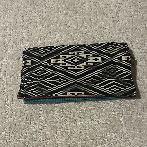 atenti Handbags - atenti Geometric Black and White Clutch, multicolored interior